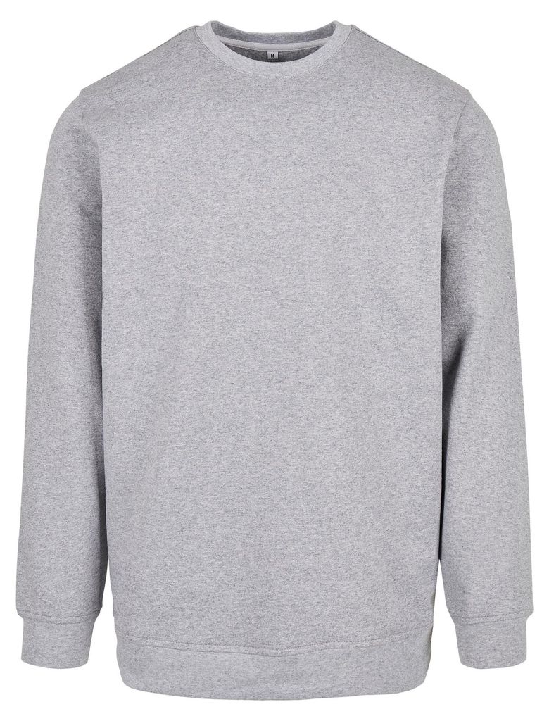 Build Your Brand - "Basic" T-Shirt Rundhalsausschnitt für Herren LT5316 (3XL) (Grau meliert)