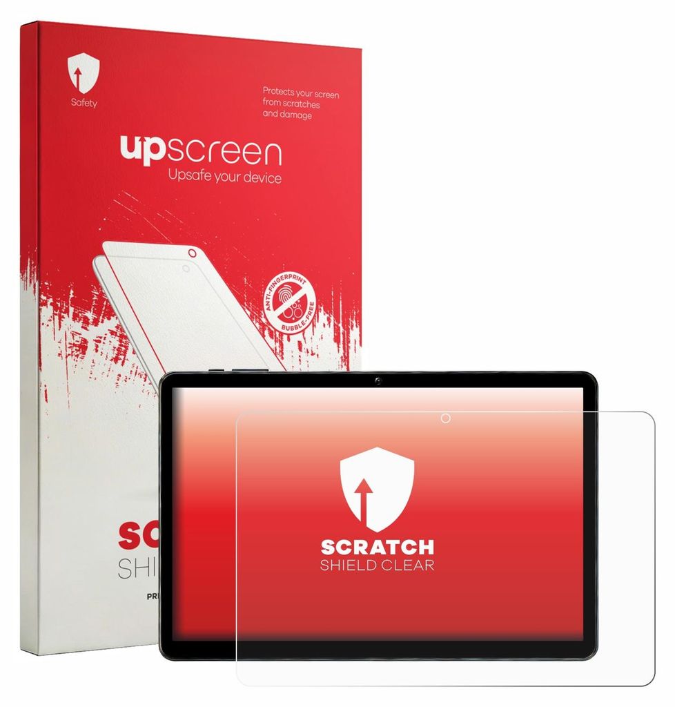 upscreen Schutzfolie für Mentume K50 10.1" Displayschutz Displayschutzfolie Folie Klar Transparent