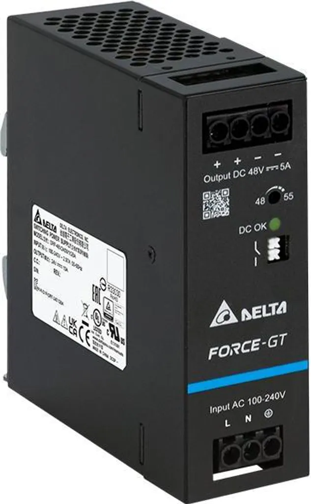 Bloc 24V 10A Delta DRF-24V240W1GBA Haute Efficacité pour Rail DIN