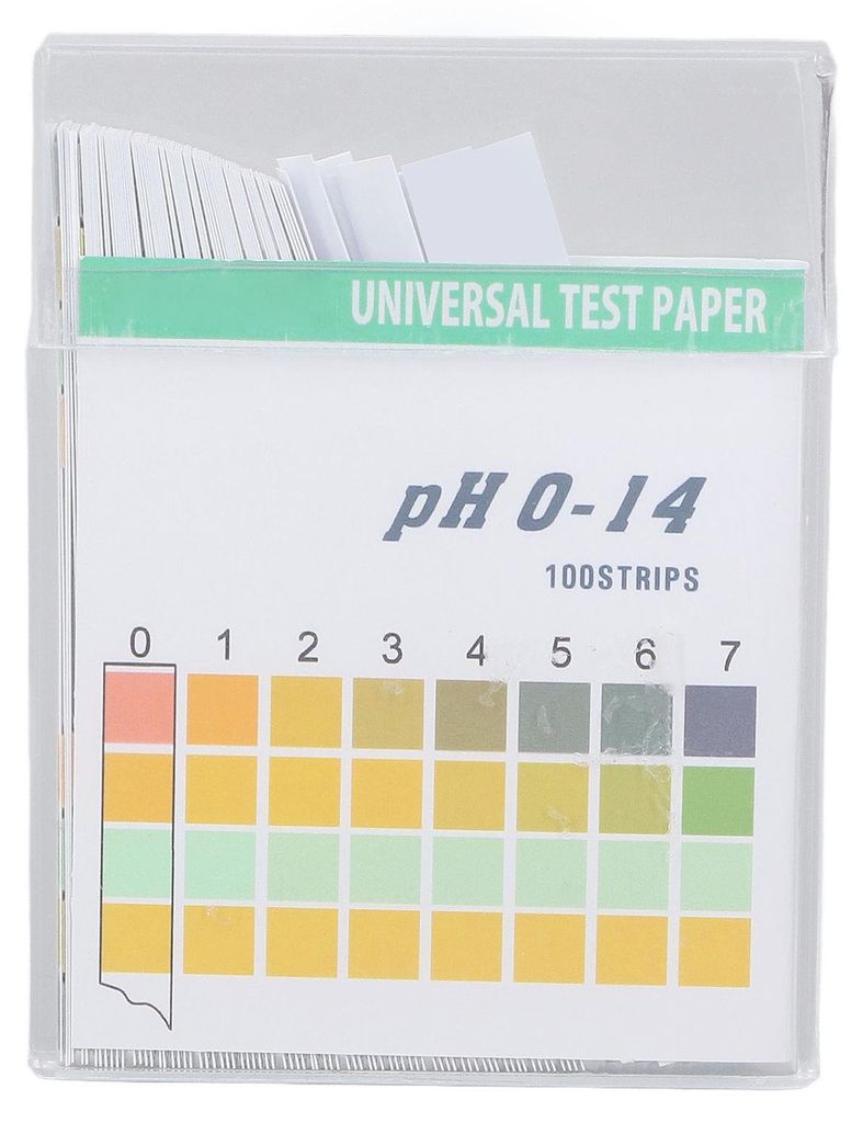 100 Stück PH-Papier, professionelle Messung, Teststreifen, präzise, universell für Kosmetik, Trinkwasser, Boden, PH0-14