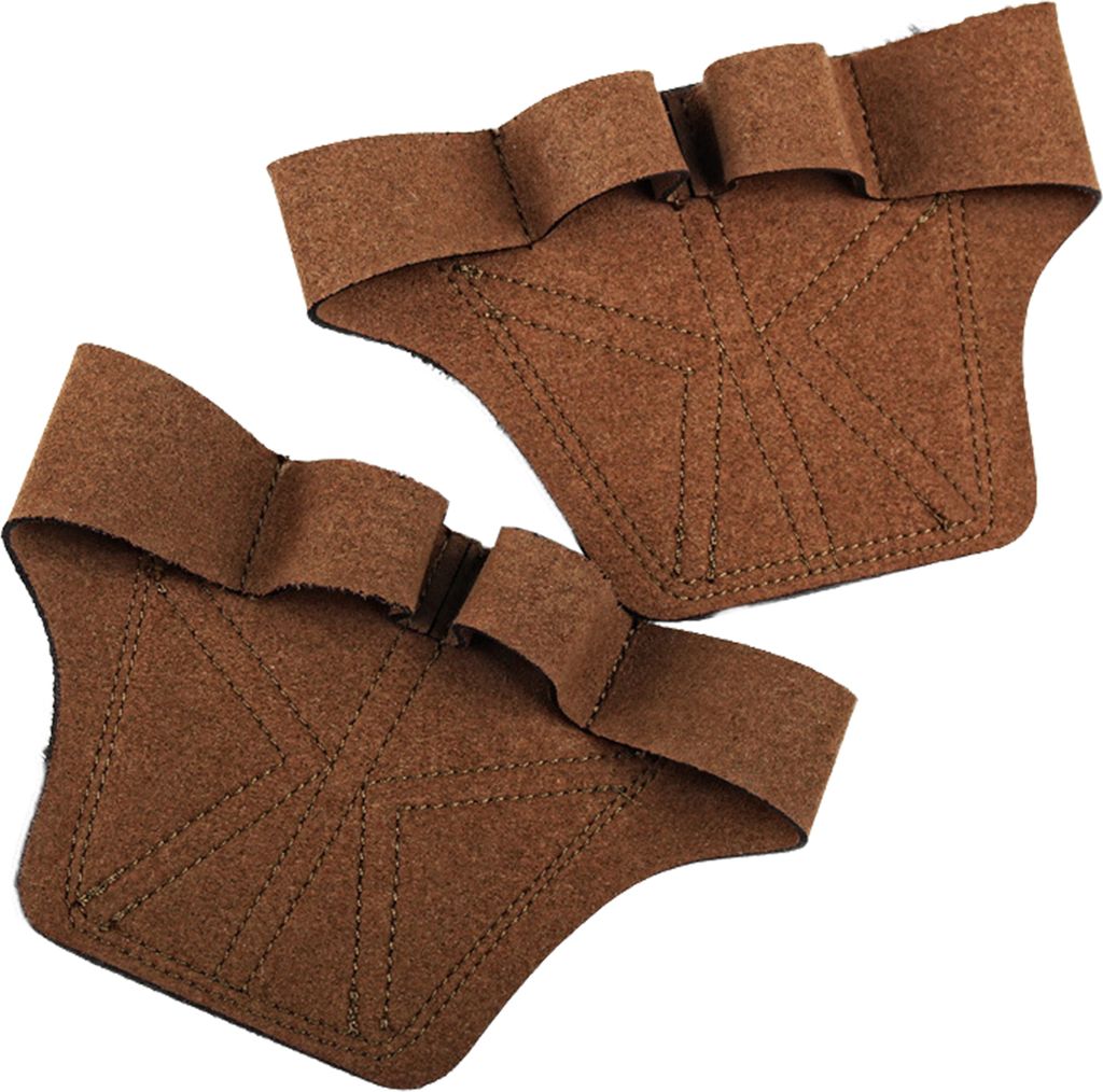 1 Paar Gewichtheben Gym Grip Pad Handgriffschutz 4 Finger Gym Workout Handschuhe für Fitness Gym Doppelschicht rutschfeste Sport Fitness Zubehör