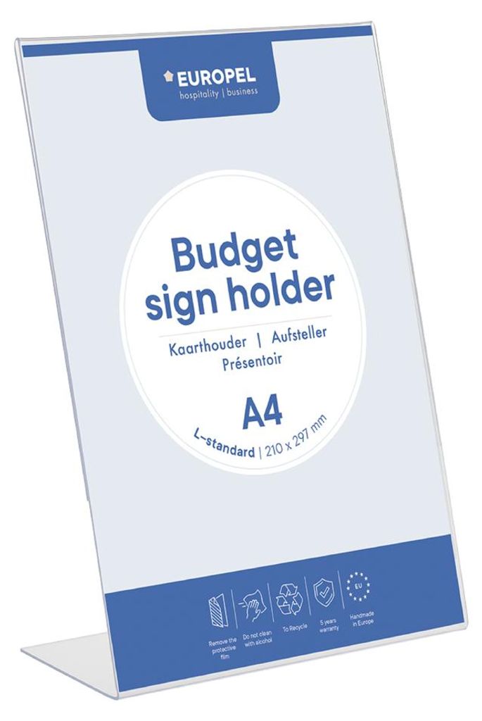EUROPEL  351000 EUROPEL Tischaufsteller Budget, DIN A4 Image du produit 