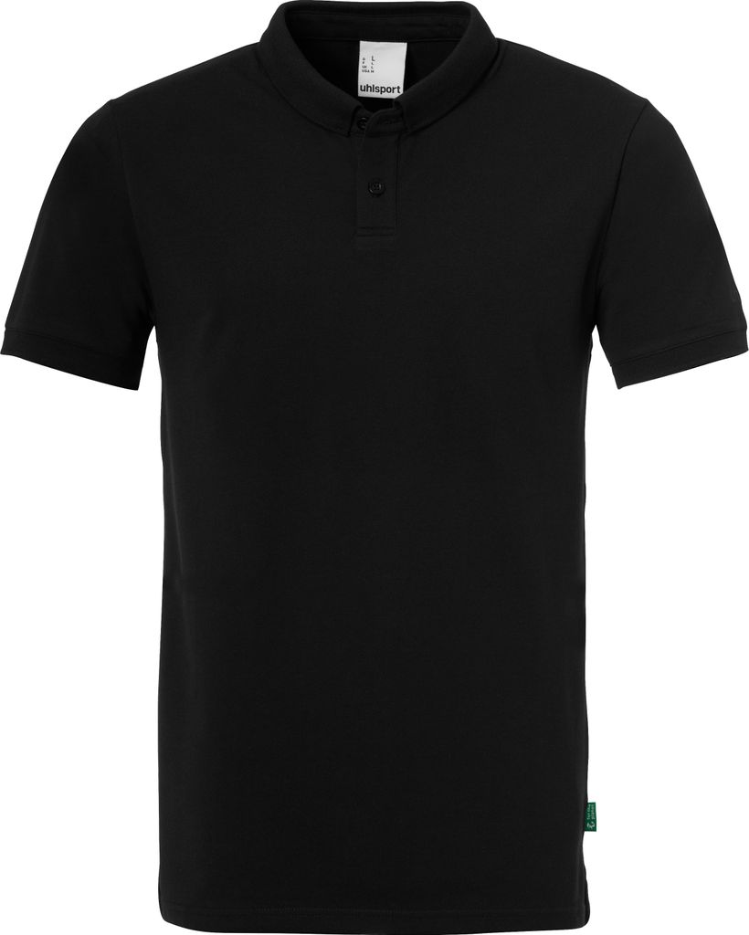 Uhlsport Essential Prime Poloshirt Herren - Schwarz / Weiß