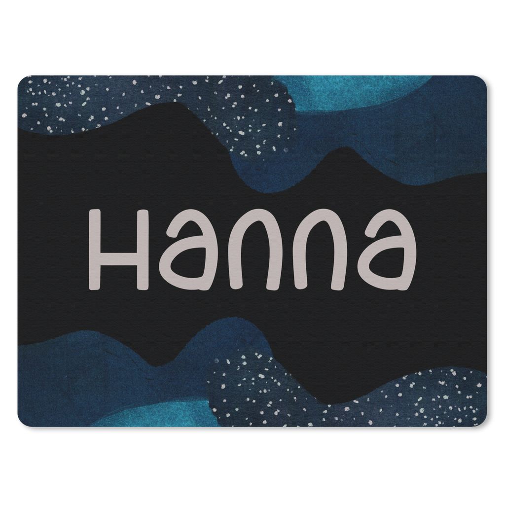 MuchoWow Mauspad Mousepad Hanna - Pastell - Mädchen 40x30 cm - Mousepads - Maus Mat - Pad - Mausunterlage - Anti Rutsch