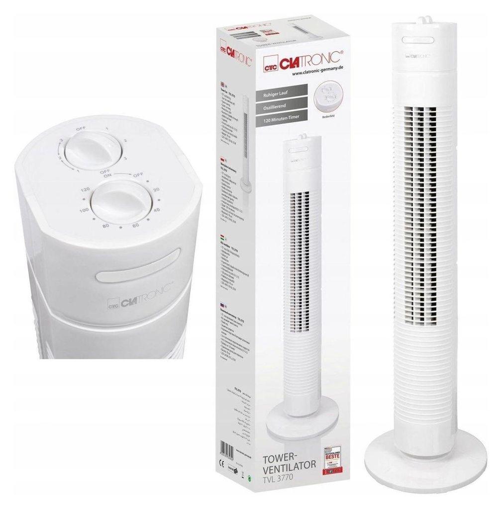 Clatronic Ventilator mit Schwenkfunktion | Standventilator Produktbild 