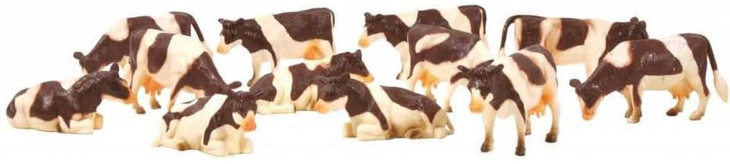 Kids Globe Kühe liegend/stehend 12 Stück, Bauernhof Tiere Image du produit 