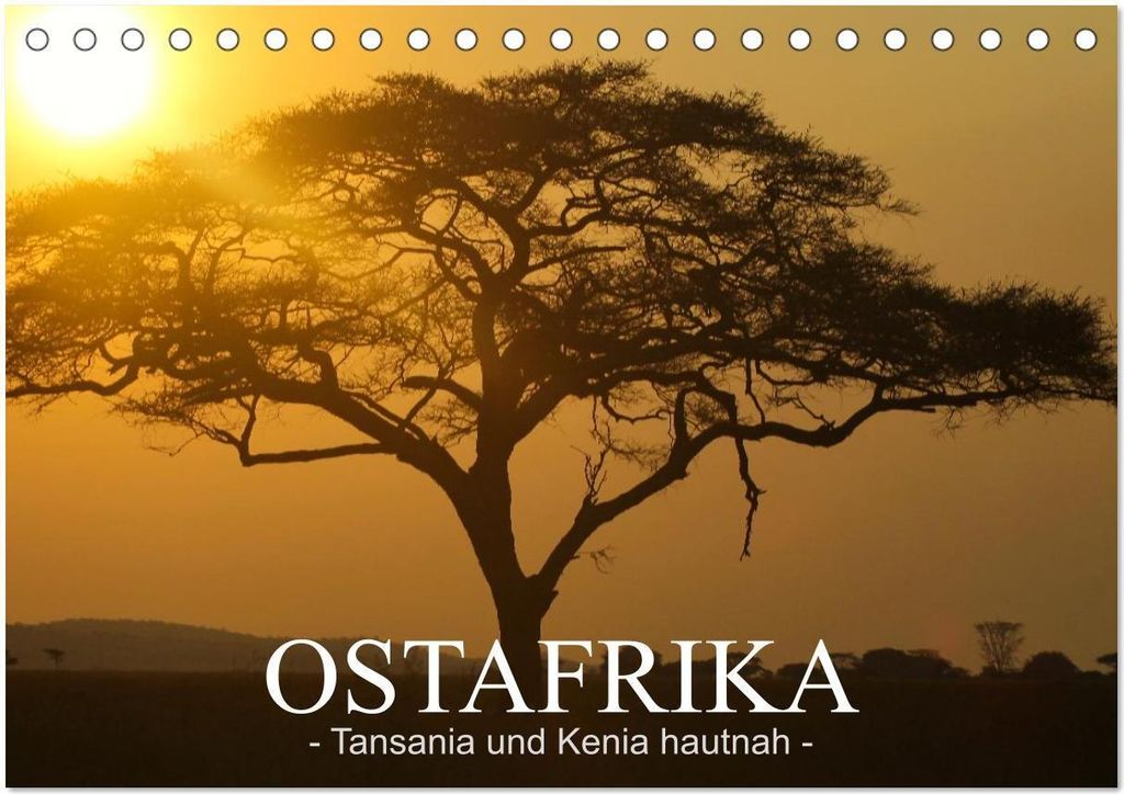 Ostafrika - Tansania und Kenia hautnah (Tischkalender 2026 DIN A5 quer), CALVENDO Monatskalender