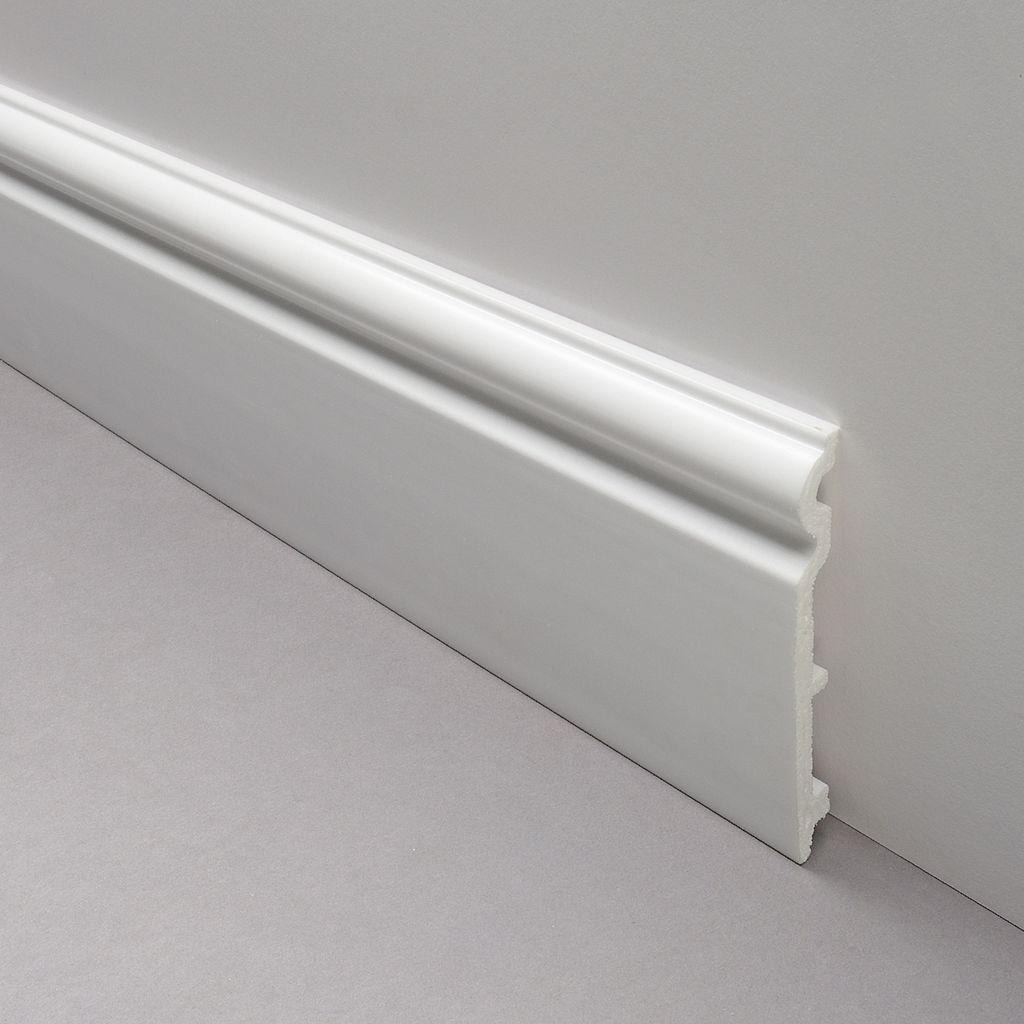 Decosa Sockelleiste SK140, 14 x 140 mm, Länge: 2 m - 10 Stück