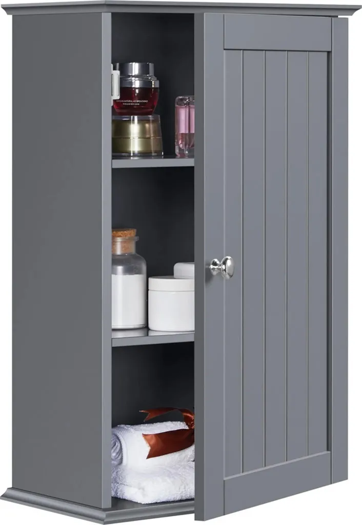 Mobile Bagno Grigio Antracite 35x20x55 cm - Eleganza Sospesa