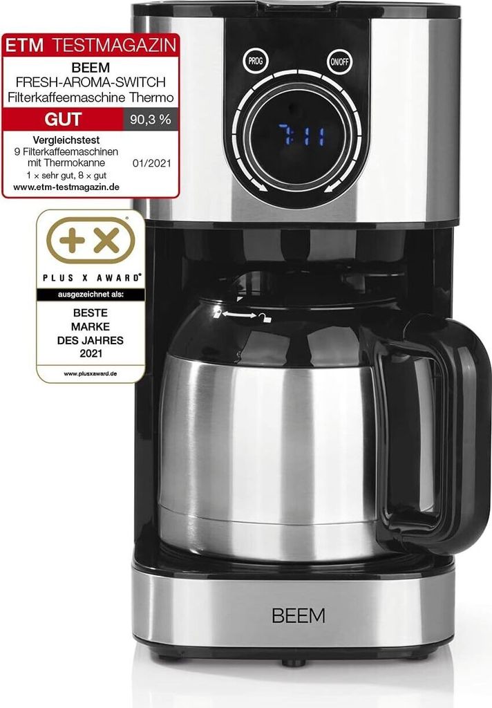 BEEM FRESH-AROMA SWITCH Filterkaffeemaschine 1L Thermokanne Produktbild 