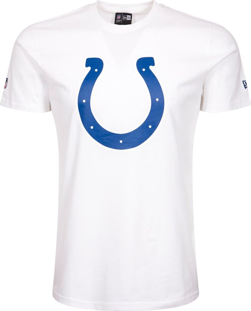 New Era Herren T-Shirt NFL Indianapolis Colts Logo weiß M