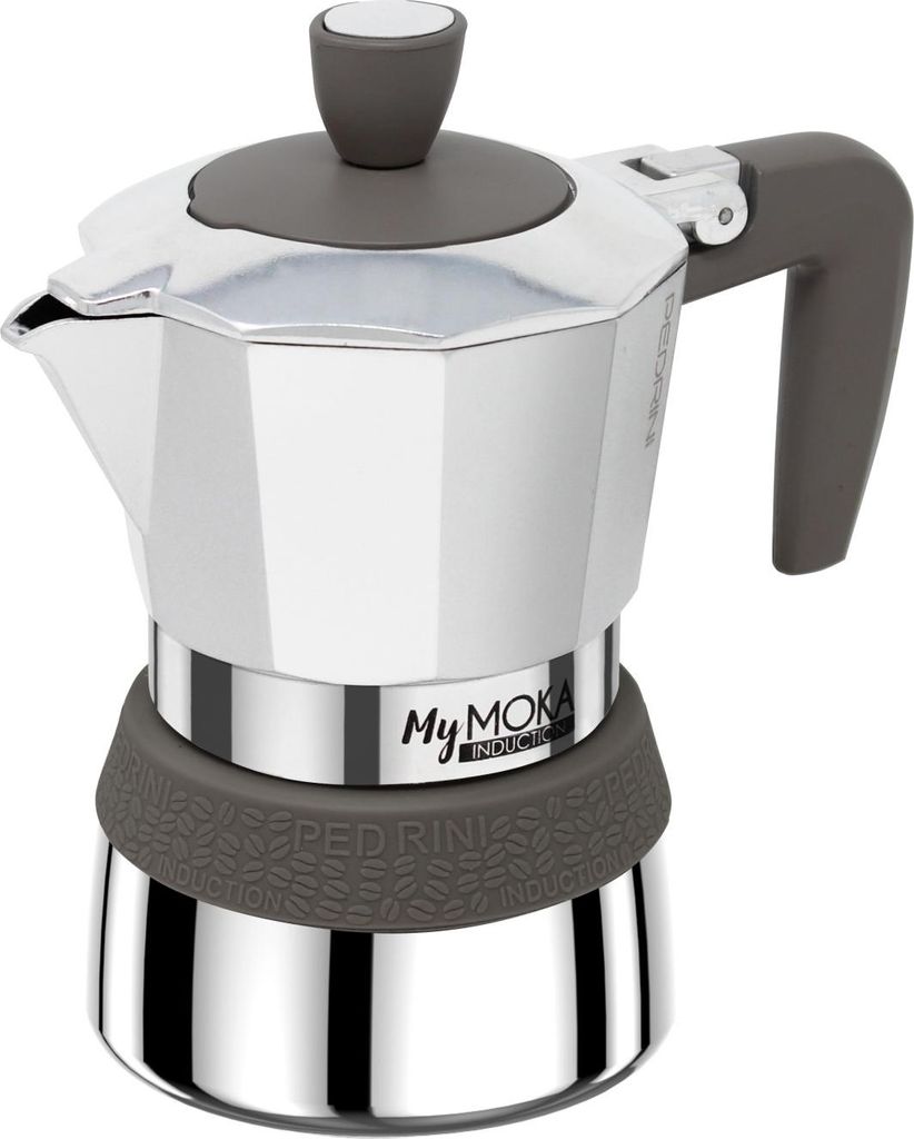 Pedrini MyMoka induction, Mokka-Kanne, Blau, Edelstahl, Produktbild 