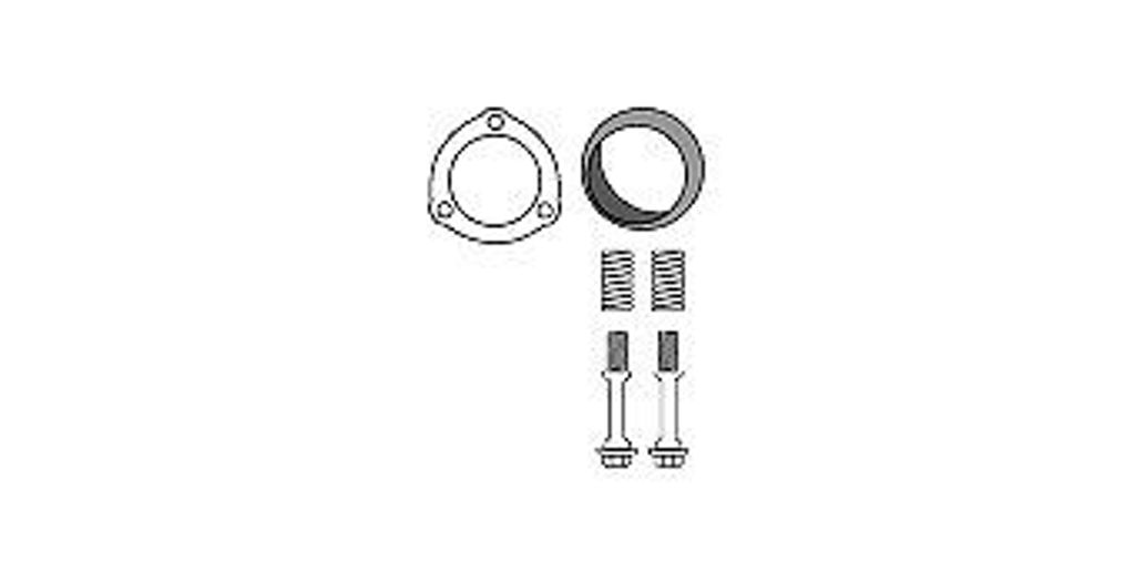 HJS Montagesatz Katalysator Montagesatz Abgasanlage 82 48 7753 für TOYOTA AVENSIS Kombi (T25)