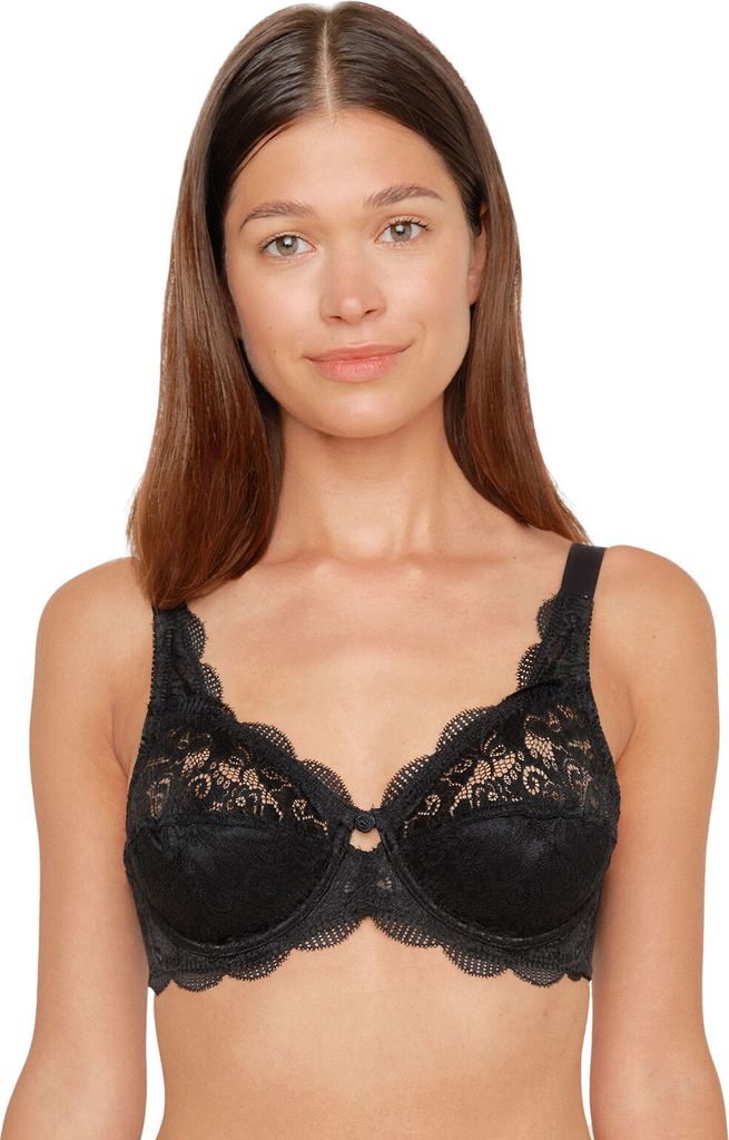 SUSA Bügel-BH Latina Modell 8008 (BH Größe: 75 C / Farbe: schwarz)