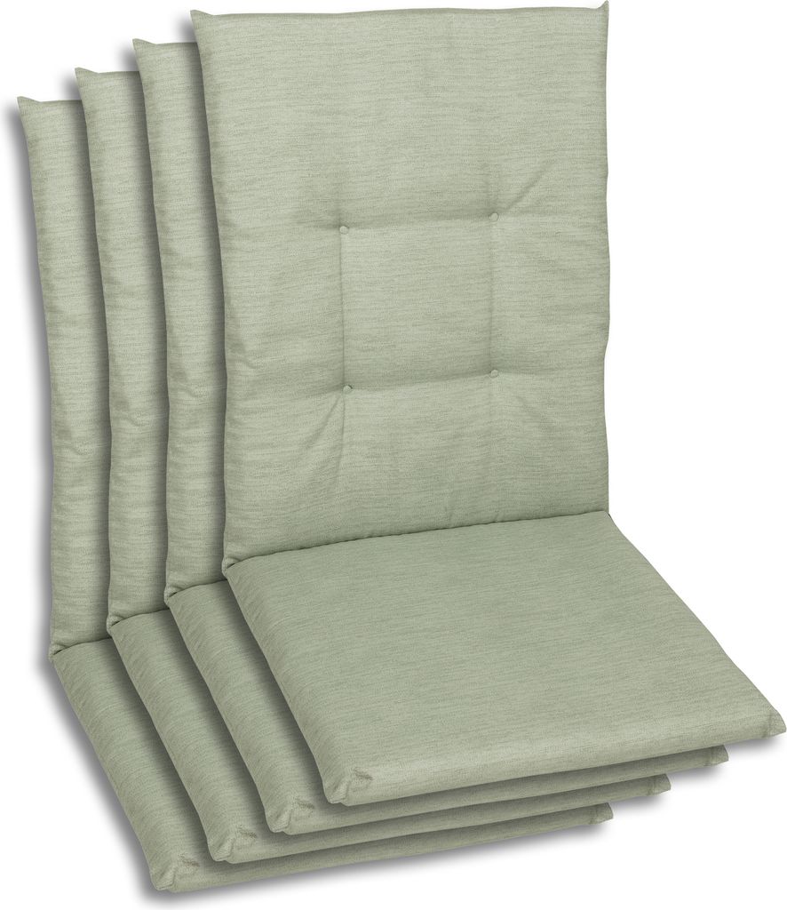 GO-DE Textil, Sesselauflage Mittellehner, 4er Set, Farbe: Produktbild 