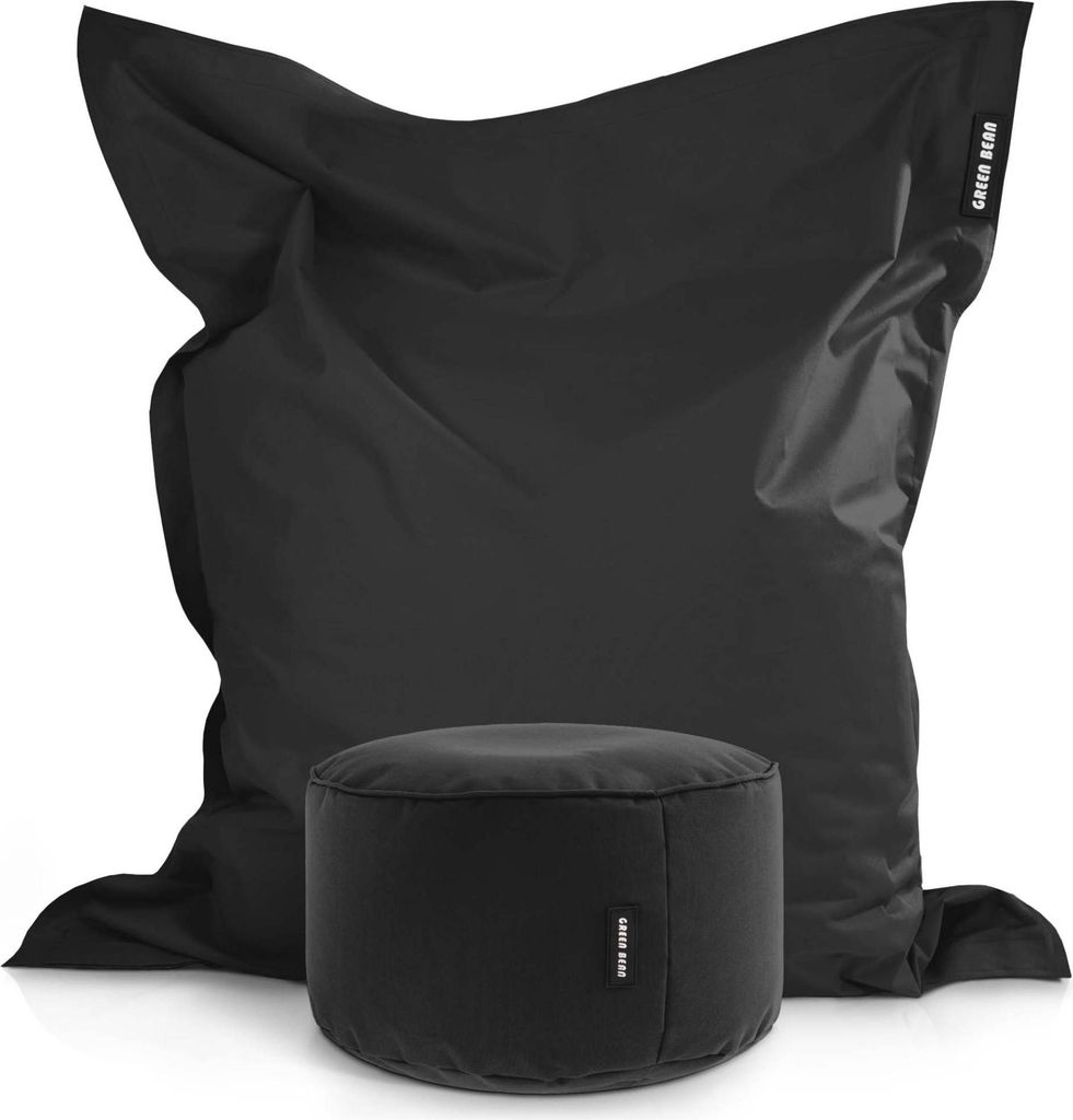 Green Bean® XXL Riesensitzsack 140x180cm + Hocker Produktbild 