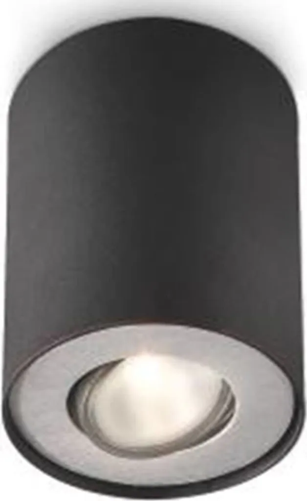 Spot de Plafond Orientable Philips Pillar Noir pour Éclairage de Salon