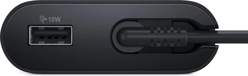 Adaptateur Secteur USB-C 90W Dell Plus Noir avec 2 Ports de Sortie