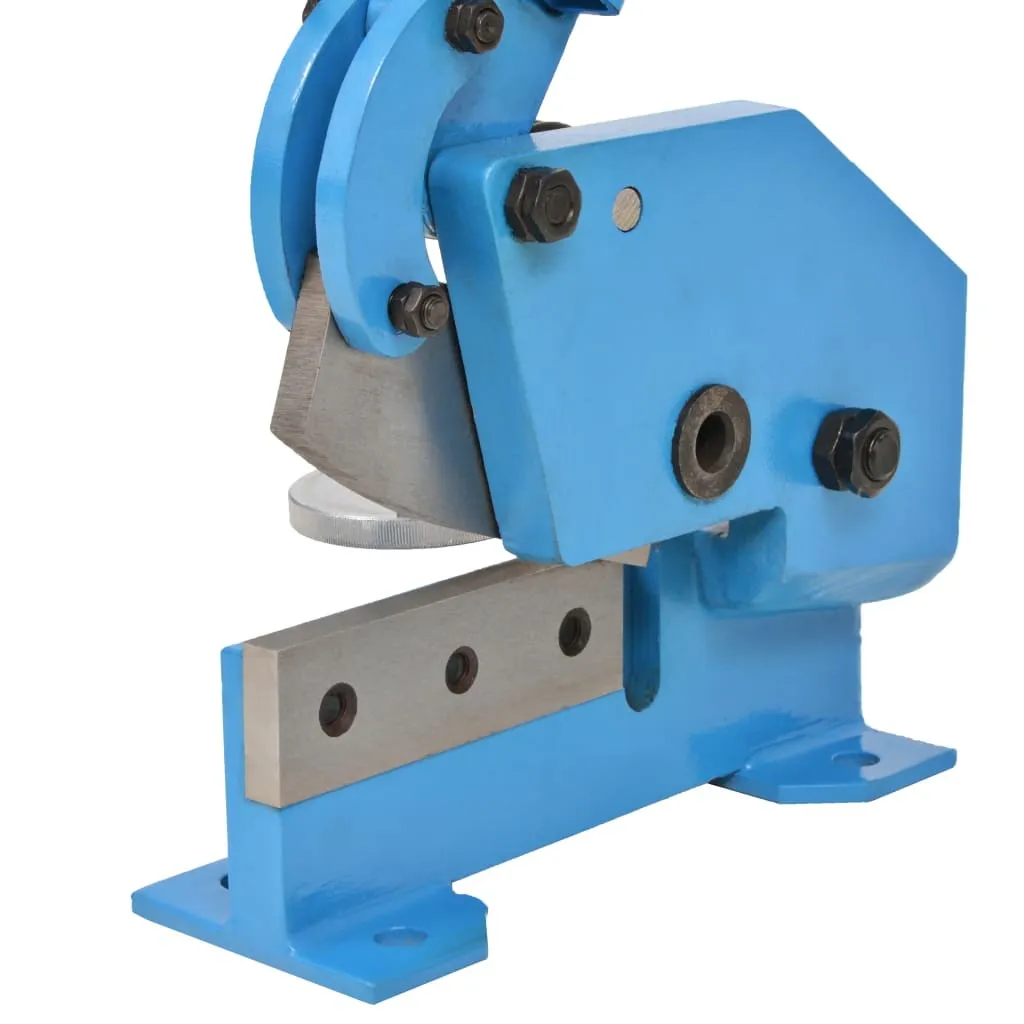Ciseaux à levier 125 mm bleu - Cisaille manuelle pour tôle et acier - 5