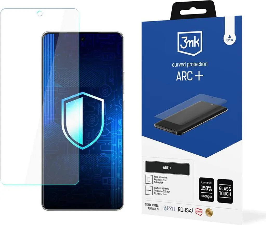 3mk ARC+ Pro per Vivo X100 Pro: Schermo Protetto al 150% (5903108572682)