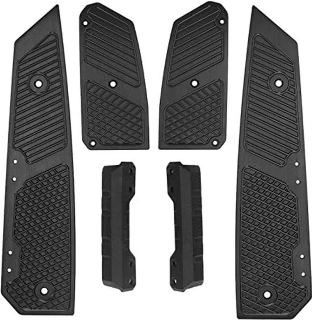 Marchepied moto alu noir 300-350mm pour remplacer une pédale défectueuse