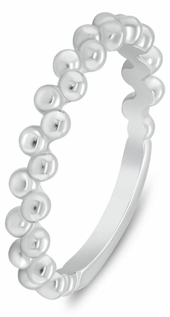 Minimalistischer Silberring fü r Damen RI159W - Schaltung: 58 mm