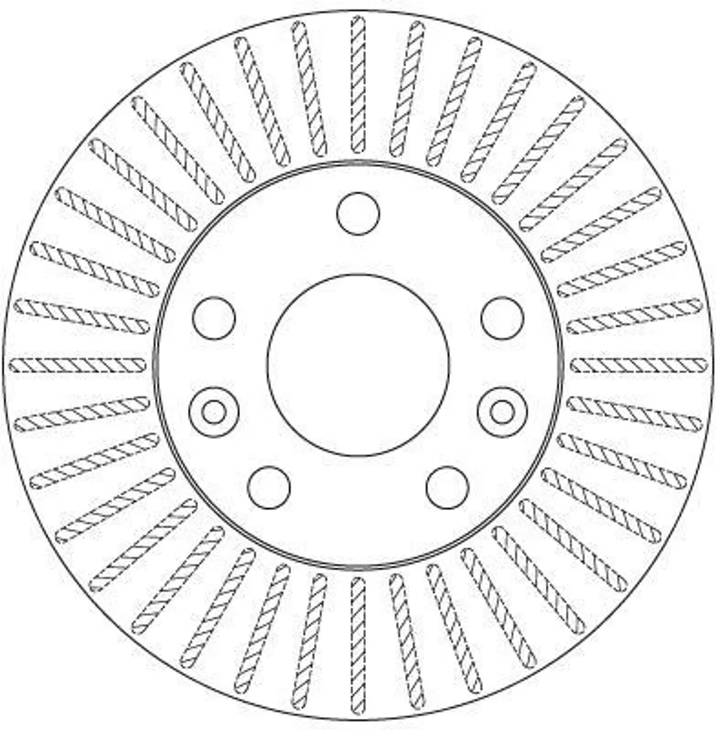 Disque de frein TRW DF6200 haute performance pour Renault Captur - 3