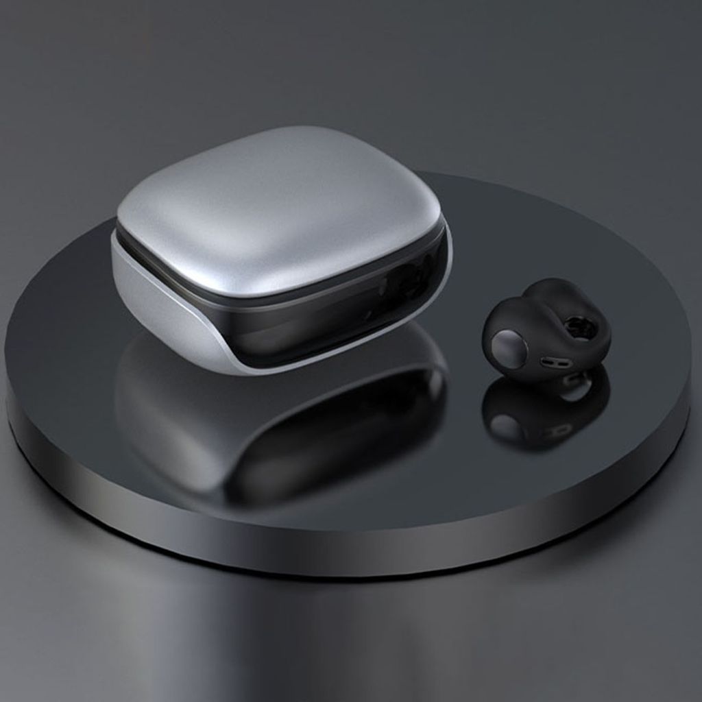 JX80 Wireless Ohrhörer HiFi Stereo Surround Bone LED LED Digitale Display Bluetooth-kompatibler 5.3 Mit Sprachassistenten Ohr-Clip-Earphone tägli...