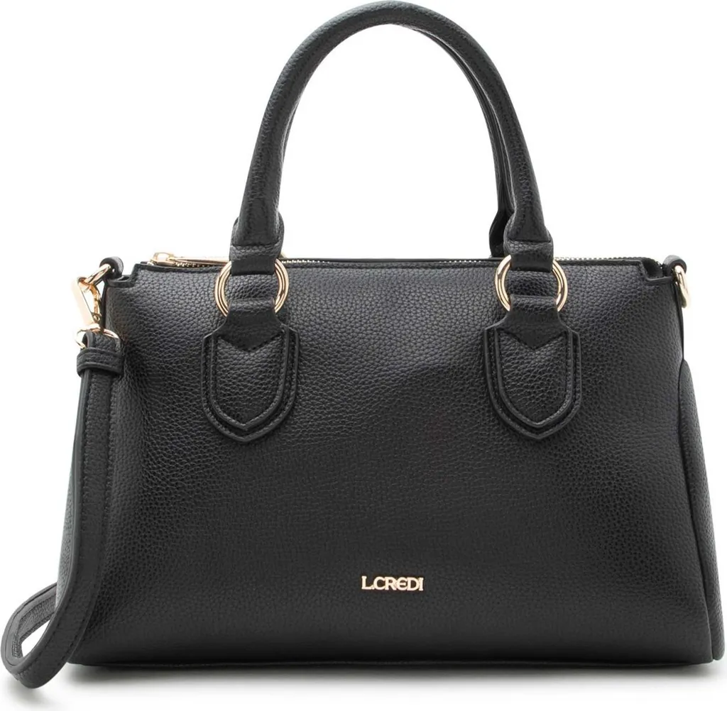 Borsa L.CREDI Ramea Black: Tracolla Nera per la Donna Moderna