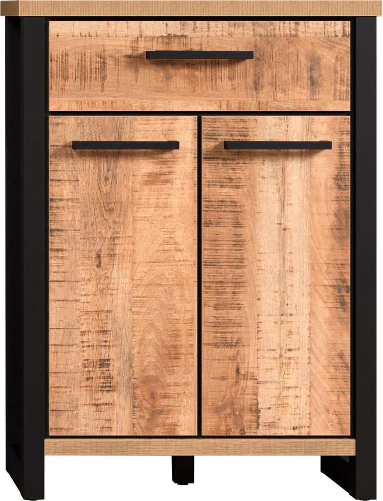 Enna buffet 2 portes, 1 tiroirReproduction mango. Image du produit 