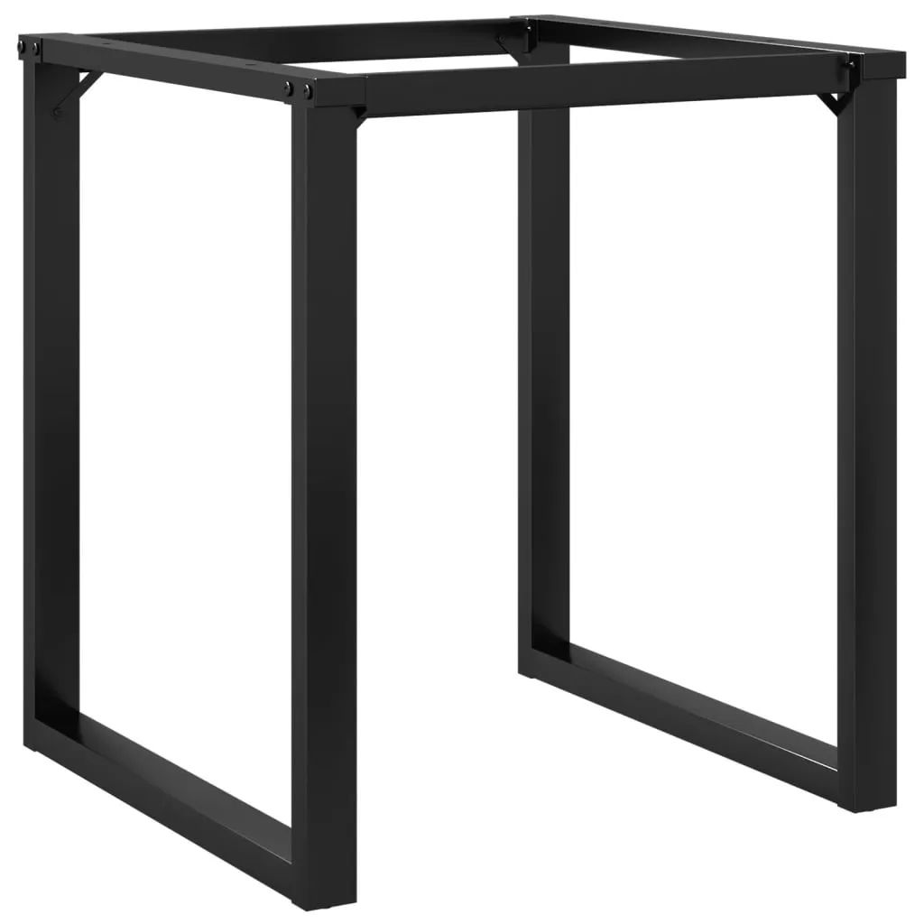 Struttura Tavolo da Pranzo a O 70x70x73 cm in Ghisa | Robusta e Industriale