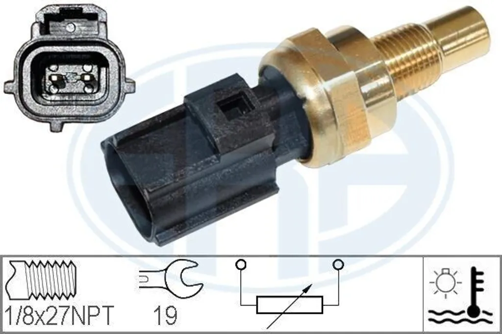 Sonde thermique ERA 330606 avec filetage M12 pour Ford Mondeo et Fiesta