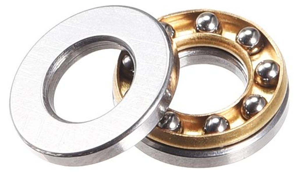 2Stk F5-10M Axialkugellager 5mm x 10mm x 4mm Chromstahl Einzeln Richtung