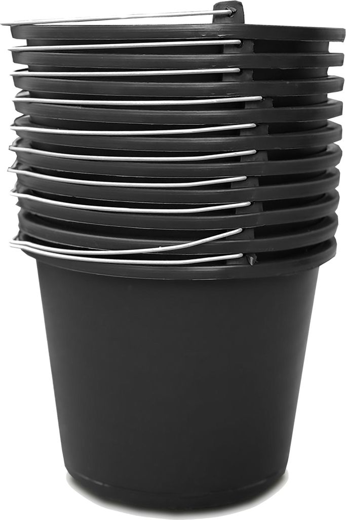 Kistenberg Baueimer 5 L 10er Set Mörteleimer Eimer Maurereimer Putzeimer