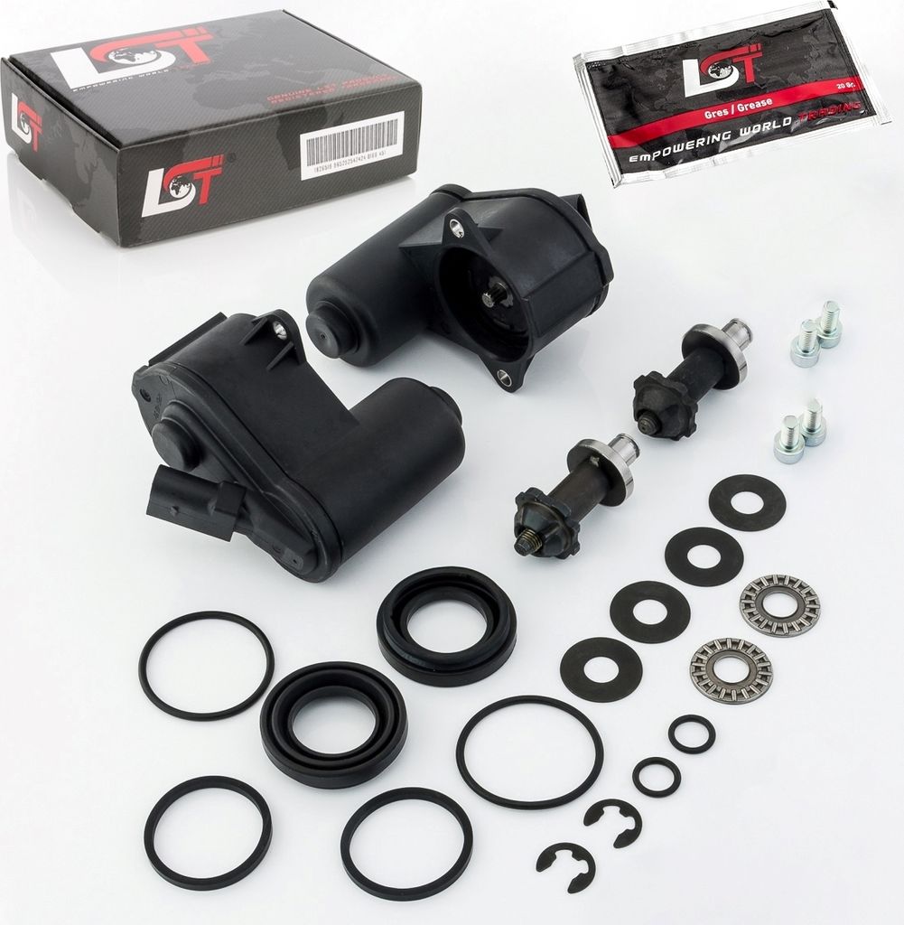 2x Stellmotor elektr. Parkbremse Bremssattel Reparatursatz Set für VW PASSAT 3C