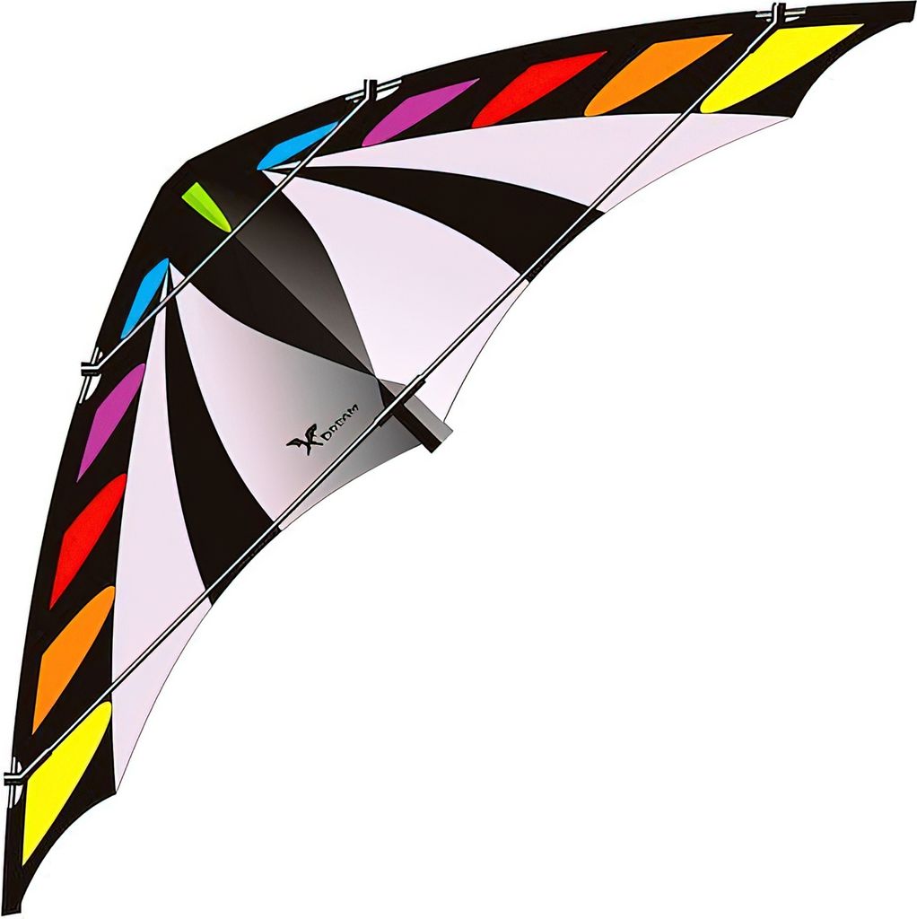 Elliot Drachen X-Dream 180 x 61 rainbow/schwarz/grau rtf Produktbild 