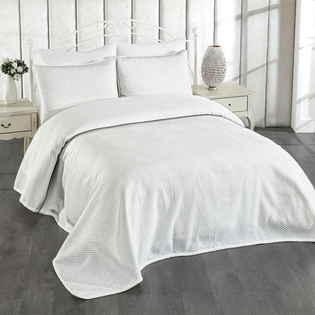 Copriletto Matrimoniale ABAKUHAUS Chevron 264x220 | Antimacchia e Robusto