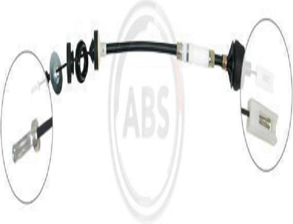 A.B.S. K24900 Kupplungsseil Seilzug passend für PEUGEOT PARTNER Tepee
