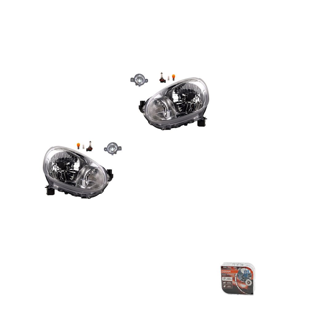 Scheinwerfer Osram Night Breaker Laser passend für Nissan Micra K13 05/10-05/13Le 8200002469 2615589925 26155AU325 B4A558990A 2615500Q00 261558 Johns