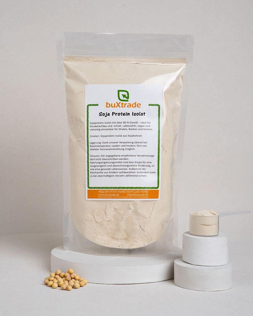 1 kg Soja Protein | Isolat | Vegan | Vegetarisch | Eiweiß | Produktbild 