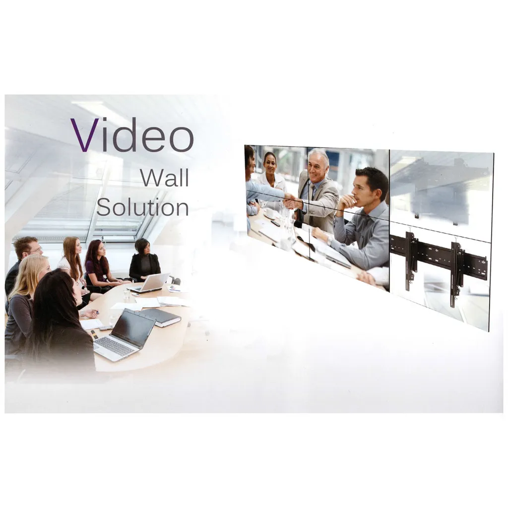 Solution mur d'affichage numérique ROLINE - Support vidéo 2x2 robuste