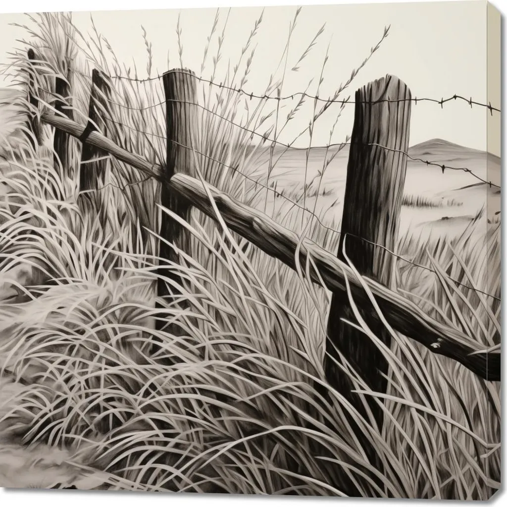 Quadro Vintage 100x100 Campagna - Rumori e Sussurri di Legno