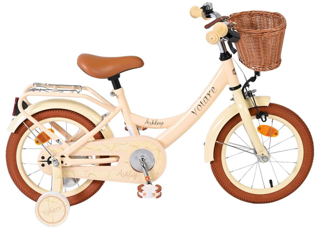 Volare Ashley Kinderfahrrad - Mädchen - 14 Zoll - Creme Produktbild 