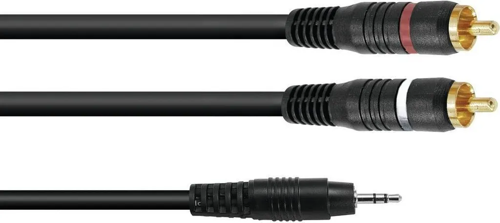 Acquista OMNITRONIC 30225148: Cavo Audio 6m Jack/RCA Nero