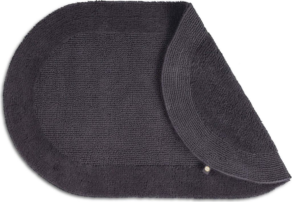 RHOMTUFT Badematte EXQUISIT Farbe zinn Größe 80 cm