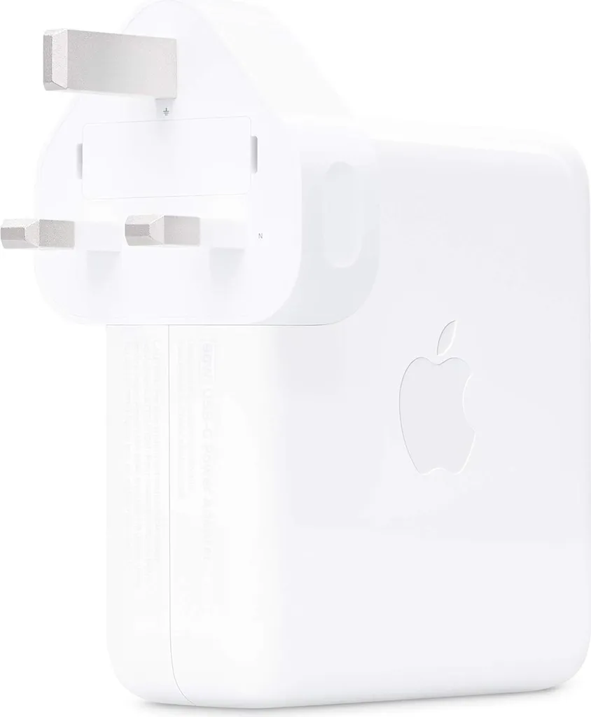Apple Chargeur MacBook Pro 96W USB-C Voyage Royaume-Uni Type G Blanc