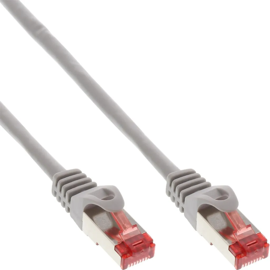 InLine Cavo Patch CAT 6 SFTP PiMF 1m Grigio - Set 70 Pezzi per Reti Business