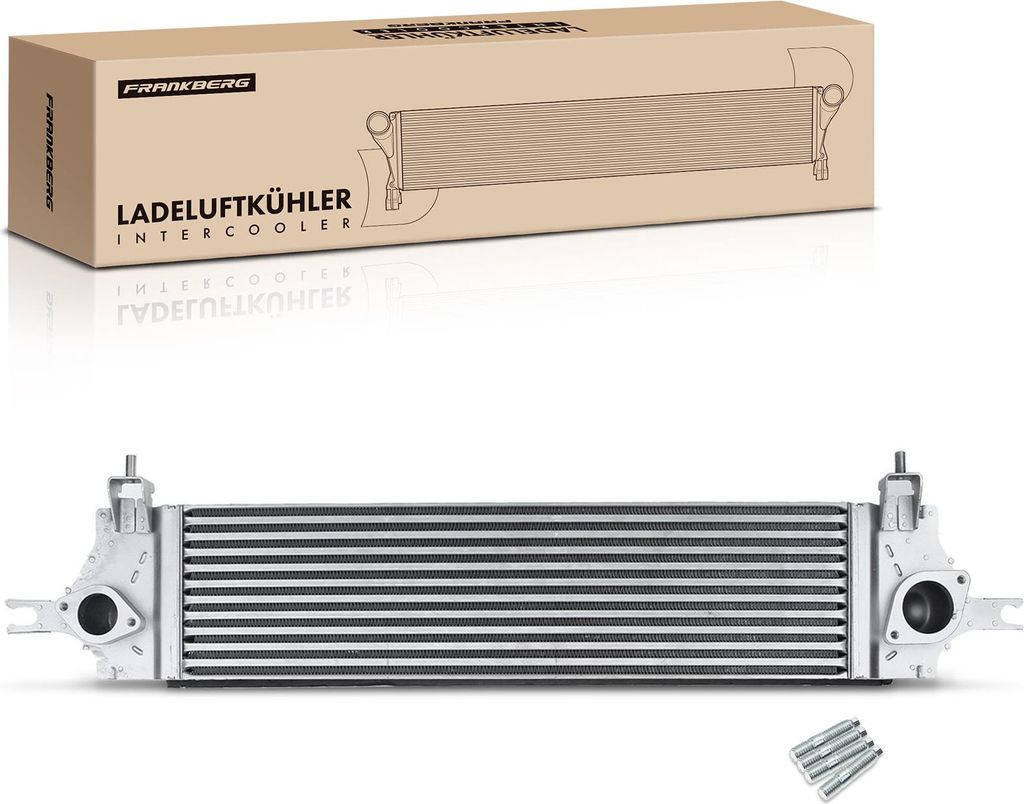 Frankberg 1x Ladeluftkühler Turbokühler für Nissan Qashqai 2 I J10 JJ10E NJ10 2007-2013 1.5L 2.0L