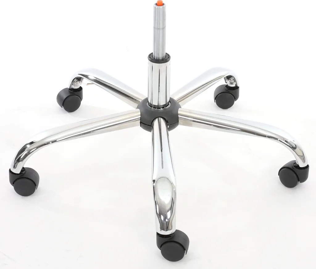 Chaise pivotante blanche Cagliari : Fauteuil de direction ergonomique - 6
