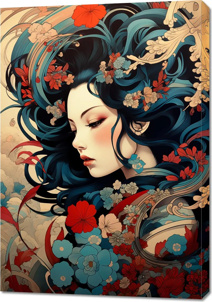 Tendenza Home Decor: Quadro 70x100 Szeptucha nel Giardino Canvas